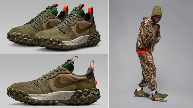 Air Jordan 1 Element Low AT Medium Olive Mens Shoes Clothing Outfits