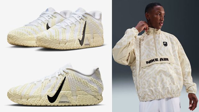 How to Style Nike Ja 3 Coconut Milk Shoes with Outfits
