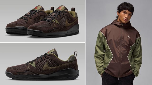 Jordan CMFT Era Baroque Brown Medium Olive Sneakers and Outfits