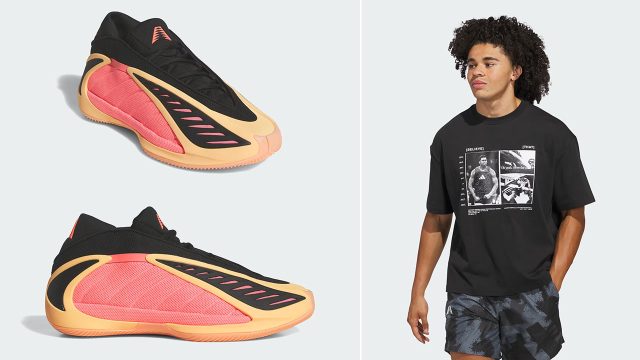 adidas Anthony Edwards 2 With Love Shoes and Shirt Outfit