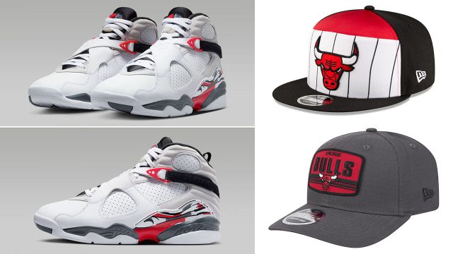 Air Jordan 8 Bugs Bunny 2025 New Era Chicago Bulls Hats