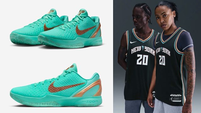How to Style Nike Kobe 6 Protro Jalen Brunson Statue of Liberty Shoes With Outfits
