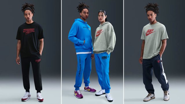 Nike x Stranger Things Apparel Shirts Hoodies Pants Jackets Shoes