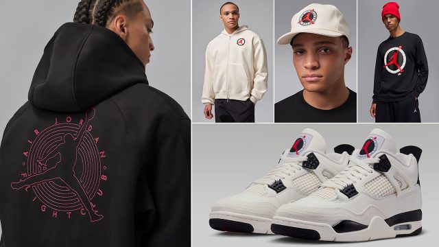 Air Jordan 4 Flight Club Clothing Outfits