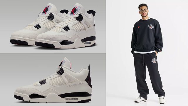 Air Jordan 4 Flight Club Sweatshirt Pants Outfit