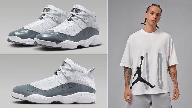 Jordan 6 Rings White Cool Grey Sneakers Outfits