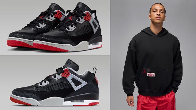 Jordan Spizike Low Black Cement Sneakers Outfits