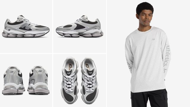 New Balance Abzorb 2000 Silver Metallic Faded Black Sneakers Outfits