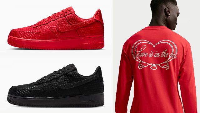 Nike Air Force 1 Valentines Day 2026 Mens Sneakers Shirts