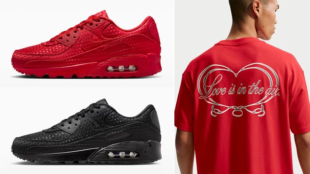 Nike Air Max 90 Valentines Day 2026 Mens Sneakers Shirts