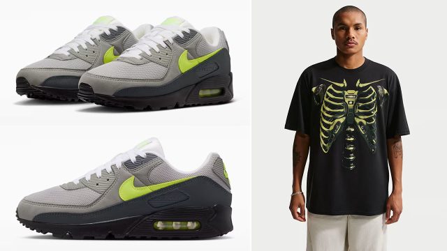 Nike Air Max 90 Neon Sneakers Shirt Apparel Outfits
