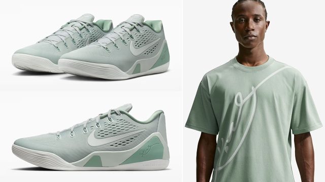 Nike Kobe 9 Elite Low Protro Light Silver Steam Mens Sneakers Outfits