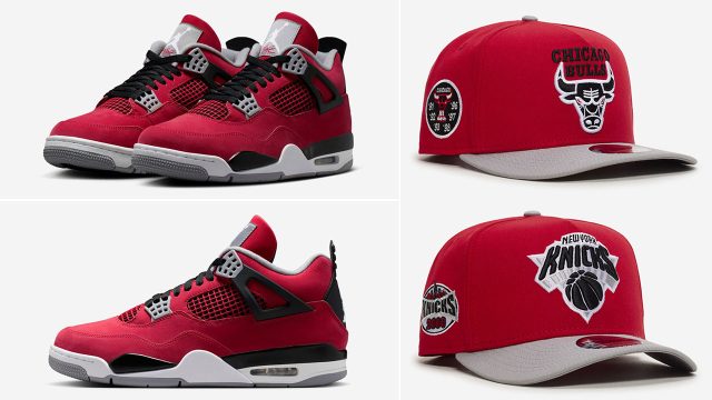Air Jordan 4 Toro Bravo 2026 x New Era 9Fifty A Frame Snapback Hats to Match Sneaker Fits