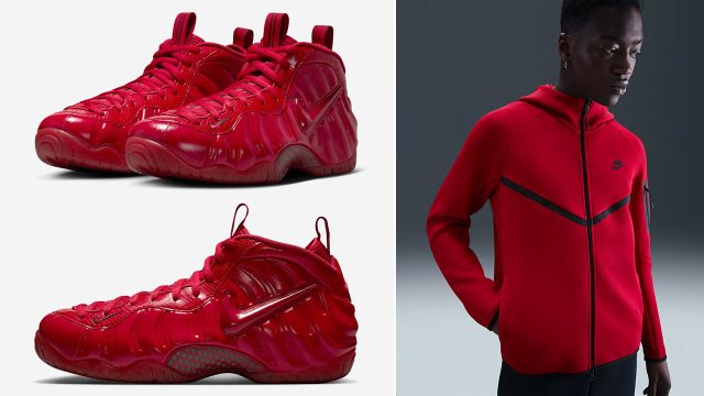 Nike Air Foamposite Pro Gym Red Outfits to Match
