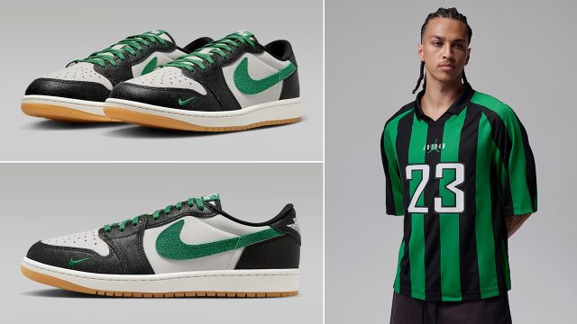 Air Jordan 1 Low OG Phantom Pine Green Outfits