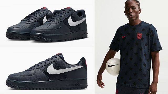 Nike Air Force 1 Low Team USA Away Jersey Outfits